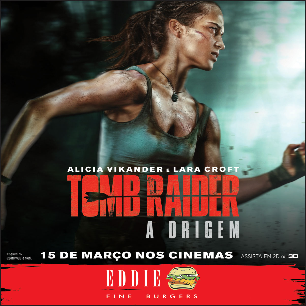 Mês da Mulher – Tomb Raider – Eddie Fine Burgers